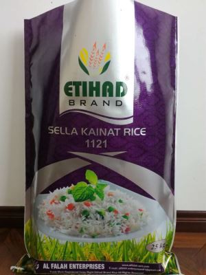 25kg Sella Kainat Rice 1121 Packing Bag Pp Anyaman Beras Bagus Packing Bag